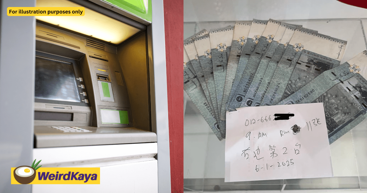 Honest M'sian Looks For Owner Of RM50 Notes Left At Cash Deposit Machine