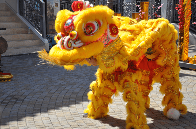 Lion dance