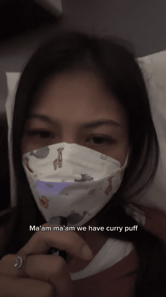 Liz complains about being woken up over curry puffs