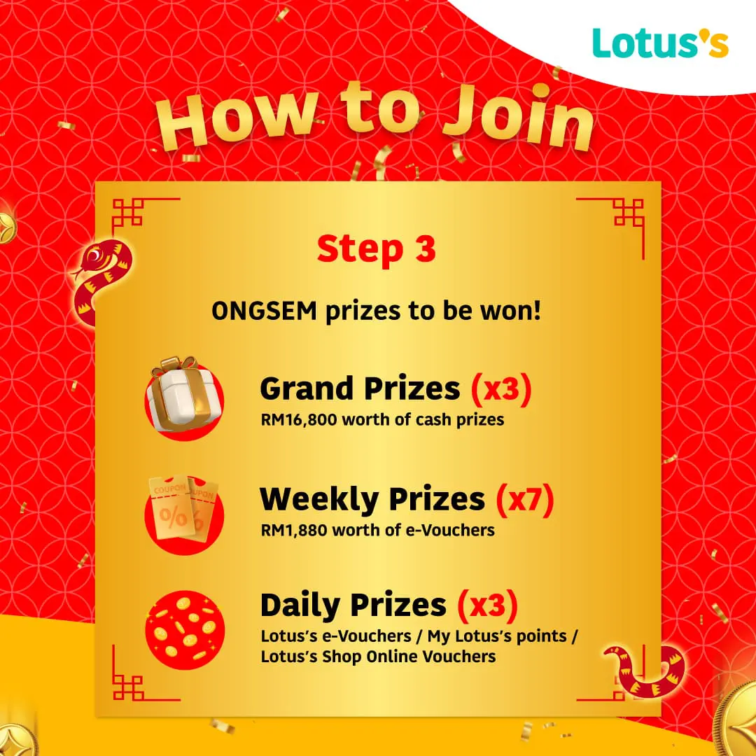 lotus's cny 2025 steps belanja menang