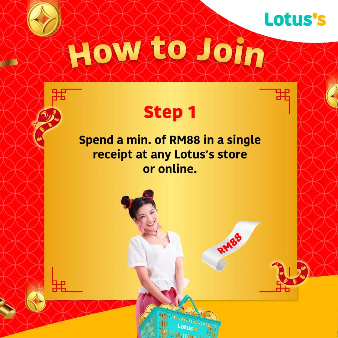 lotus's cny 2025 steps belanja menang