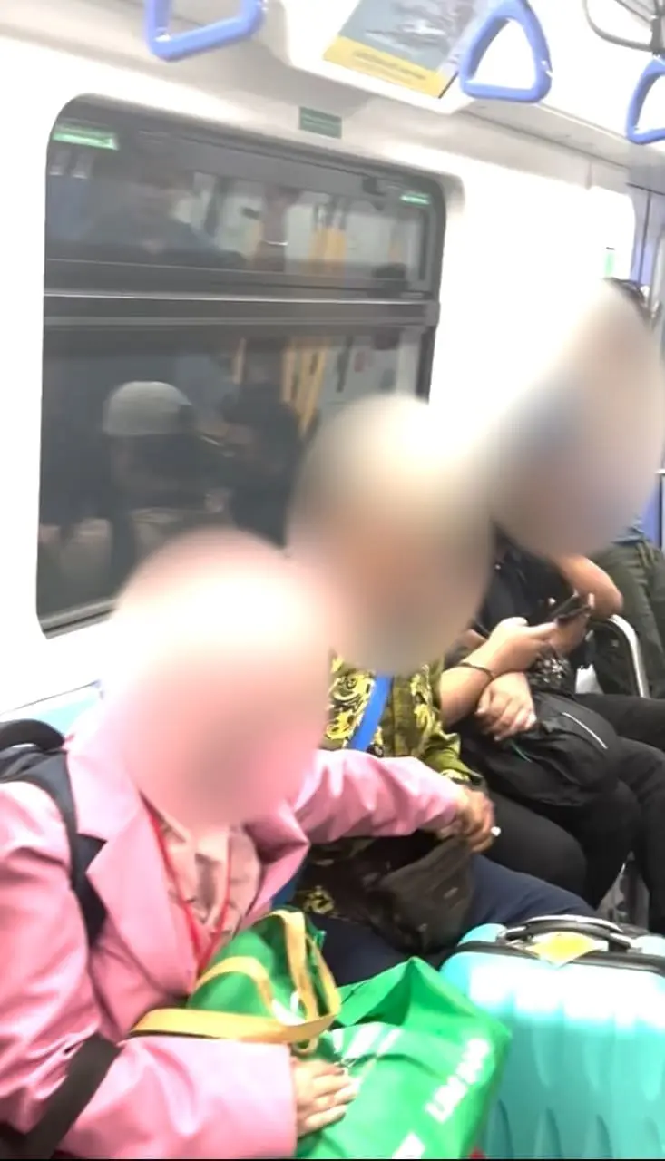 The man taking video of the victim