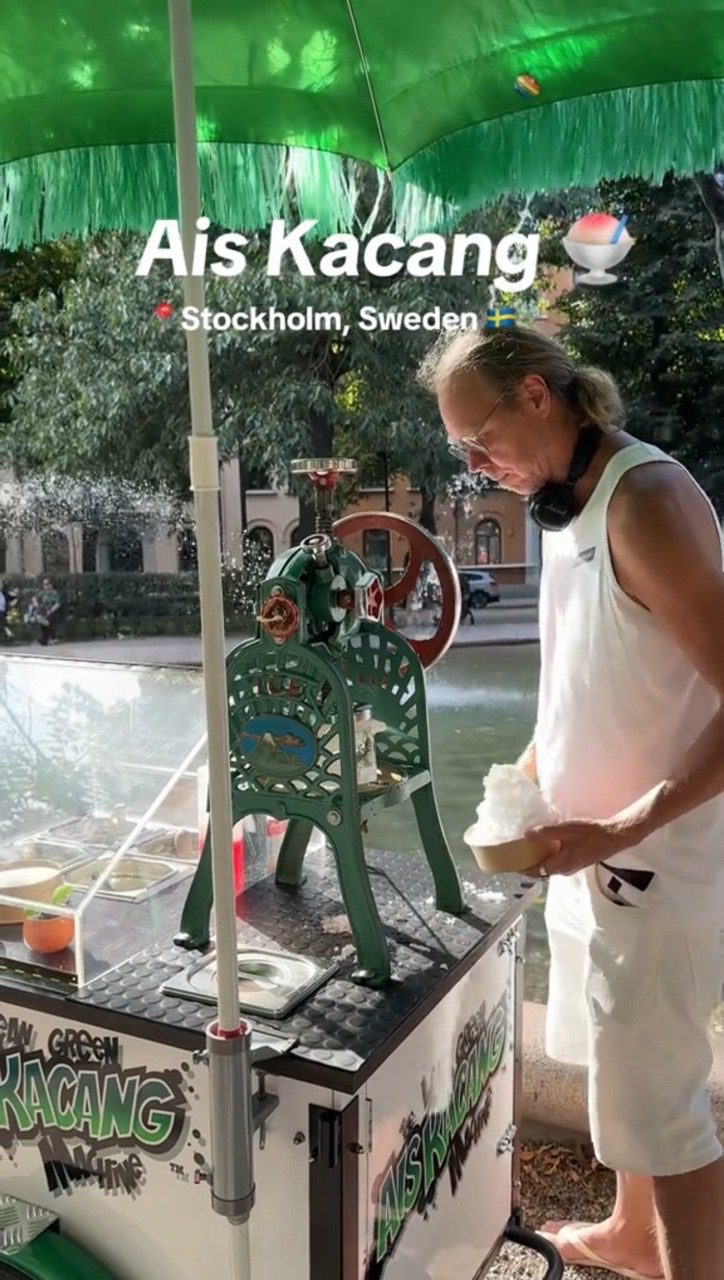 Swedish man sells rm27 ABC from tricycle machine