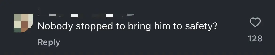 Man Sits In The Middle Of Road With Head Between His Knees In S'pore, Sparks Concern comment 1