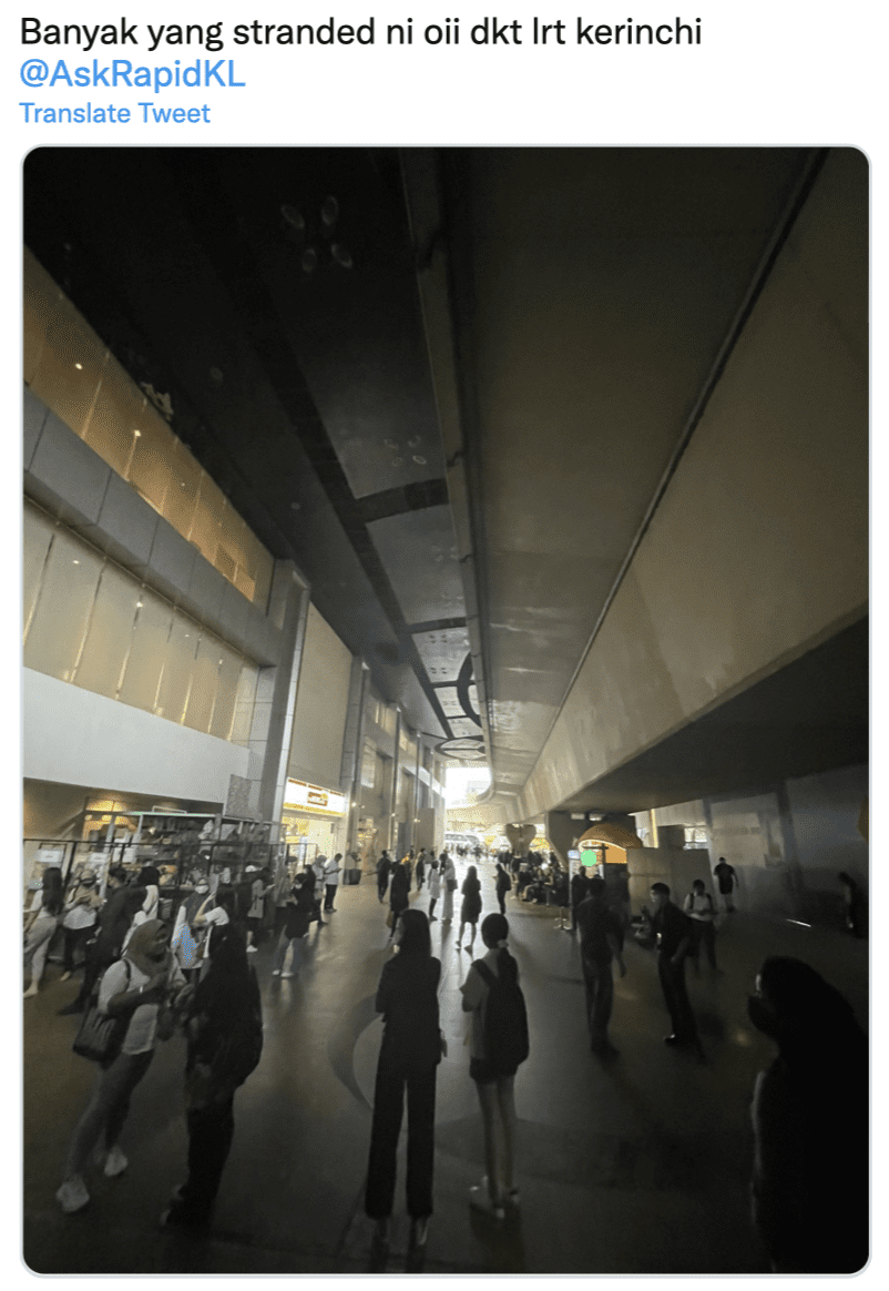 LRT kelana jaya down again comment 04