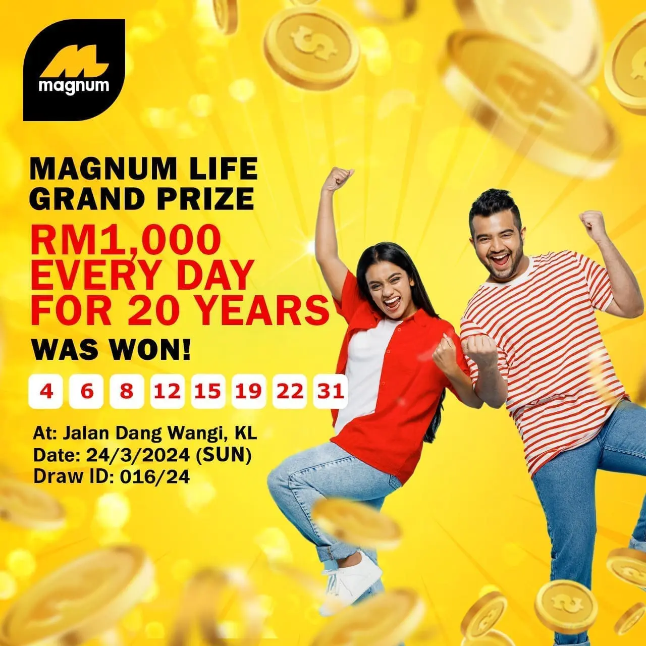 Magnum RM1k daily poster