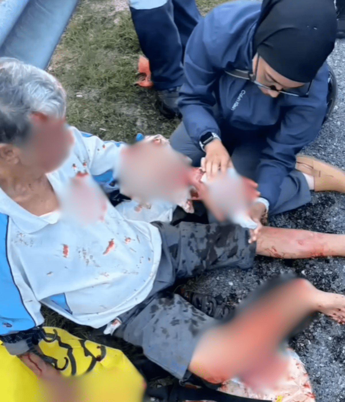 Malay helping injured uncle after accidentScreenshot 2025-01-09 160704  (3)