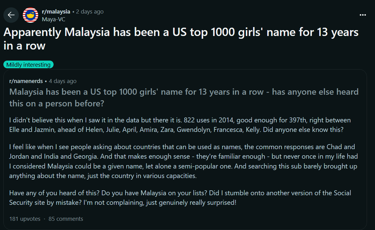 Malaysia has been US top 1000 name Screenshot 2025-03-28 141644