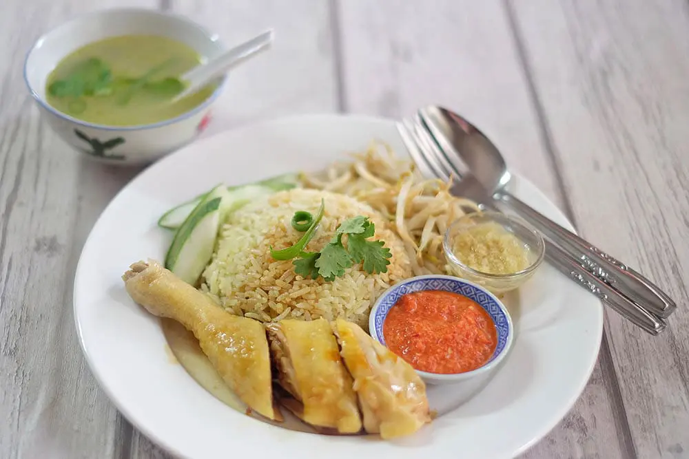 Hainanese chicken rice