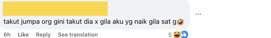 Man fake accident Penang mall comment 03