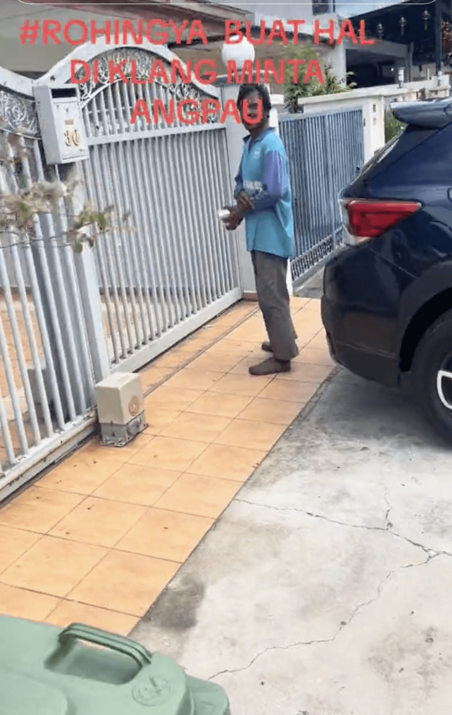 Man fake as waste management worker