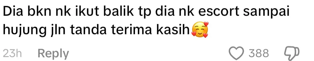 man feeds stray dog comment 