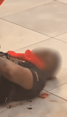 Man injured after cutting his throat