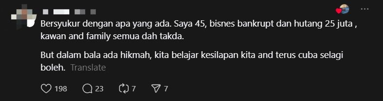 'I Feel Ashamed & Worthless' — M'sian Man In His 40s Who Was Jobless Since 2020 Says Wife Provides For Family comment 1