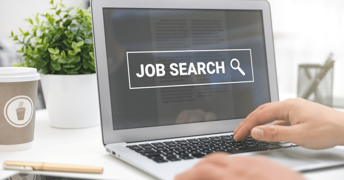 man looking for a job