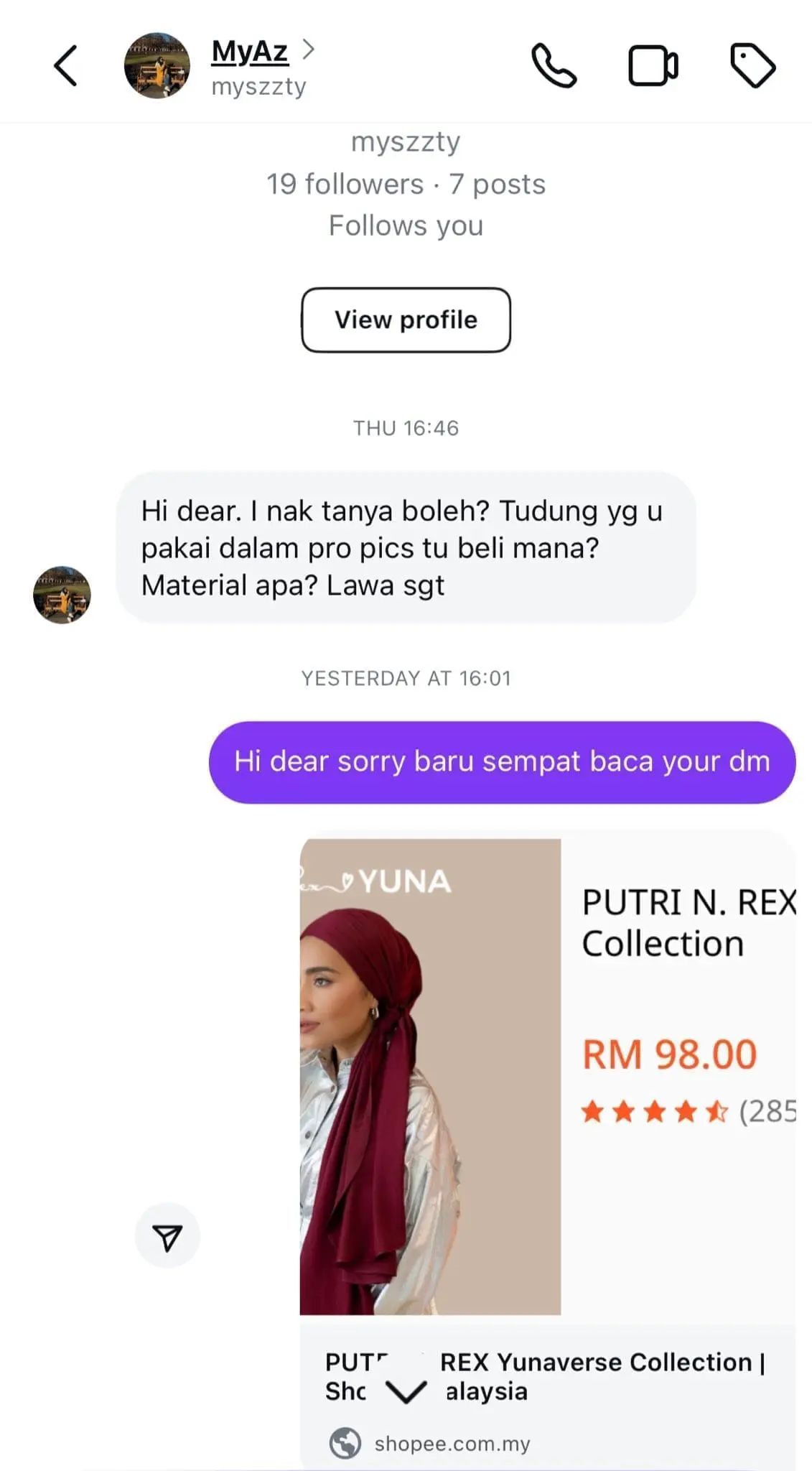 man pretends as woman to ask other woman abt her bra