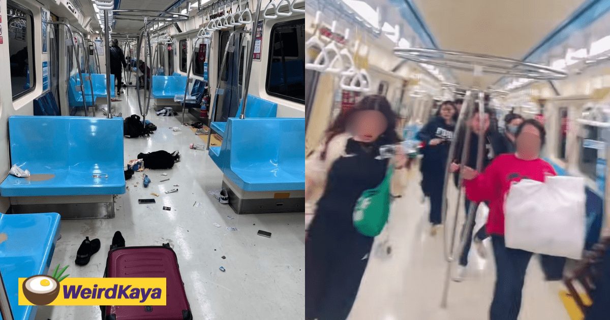 Man Shouts & Smashes Window With Umbrella On Taipei MRT, Causes Panicked Passengers To Flee