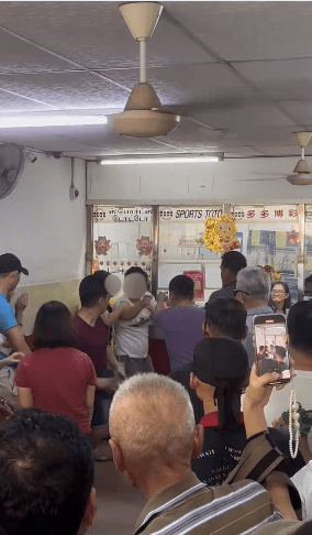 Man warns attackers to stay away from wife at Toto outlet