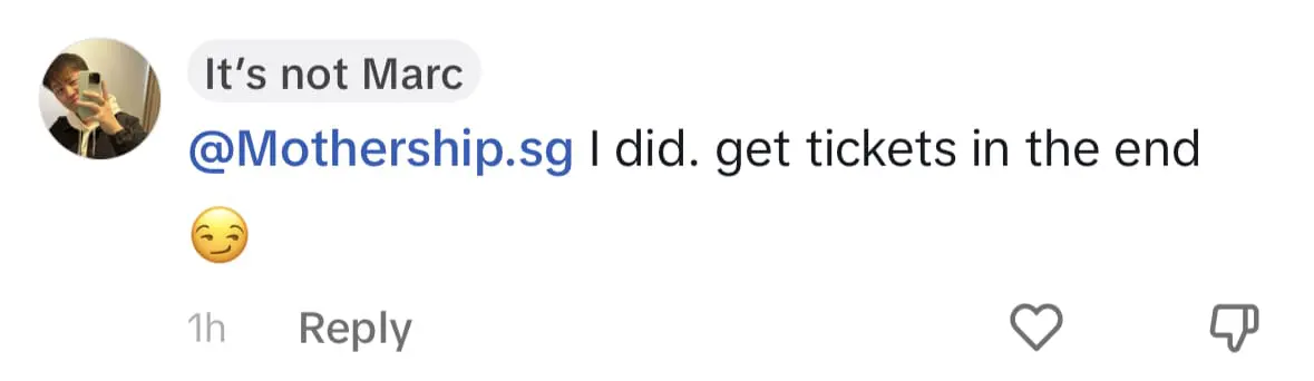 Man wins RM866 4d taylor swift concert comment 02