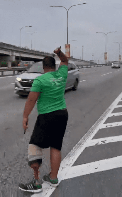 Man with Prosthetic Leg