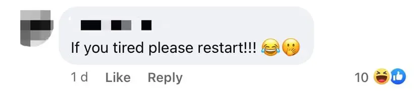 many poke fun at TGV movie restart at GSC facebook page comment 02
