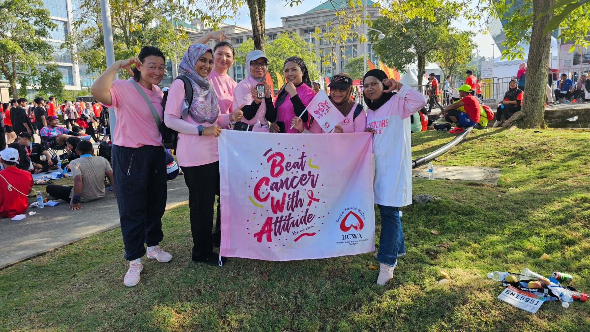 Mazwin with BCWA people