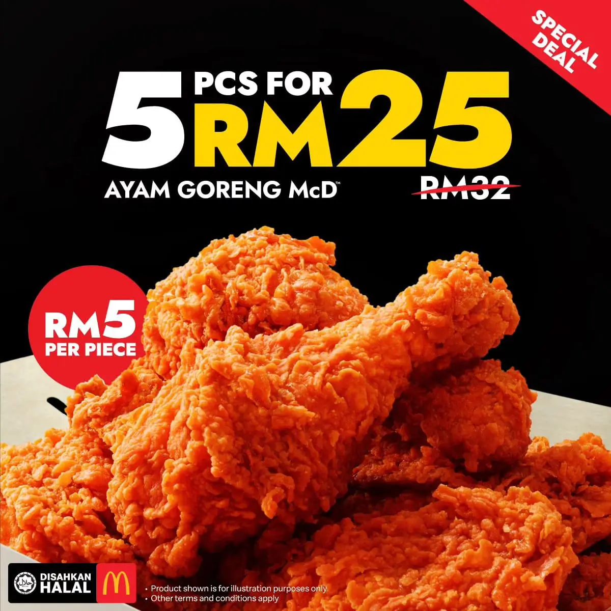 McD M'sia RM25 Fried Chicken Set