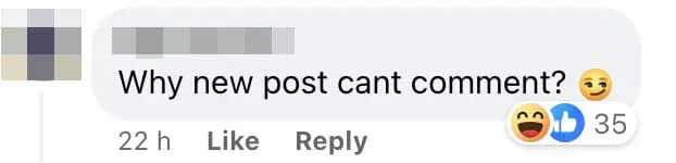 McD Msia why disable comment