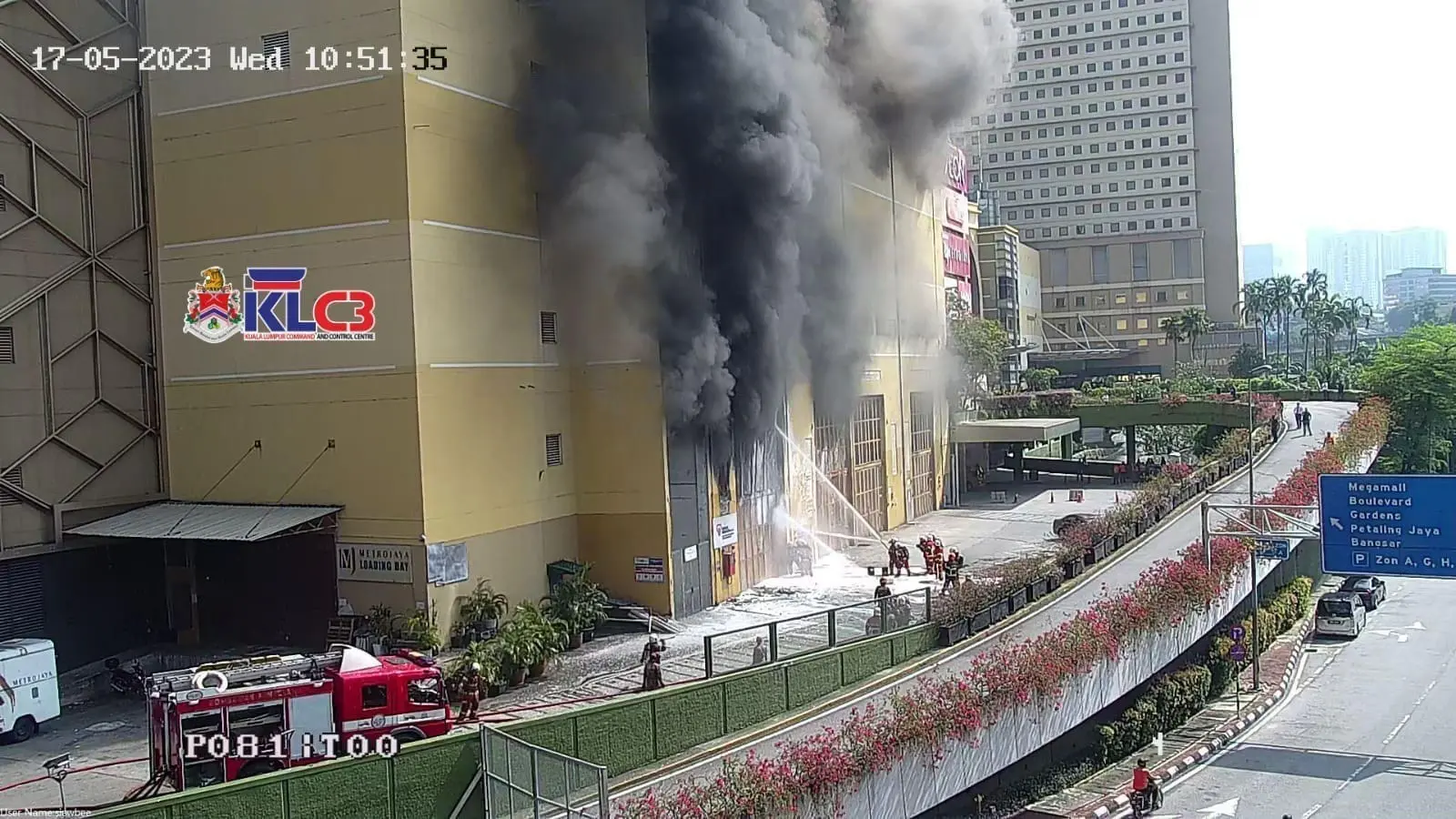 Midvalley megamall Fire