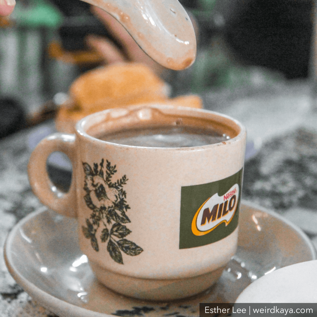 Milo panas breakfast