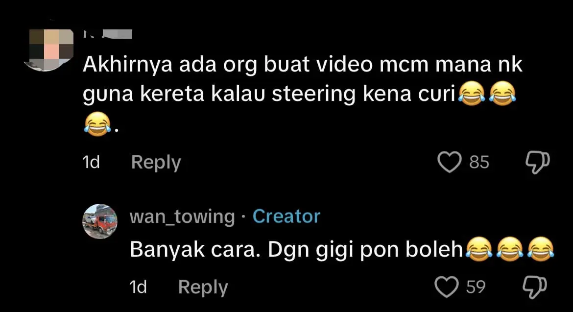 M'sian Man Uses Pliers To Drive Myvi After Its Steering Wheel Gets Stolen comment 1