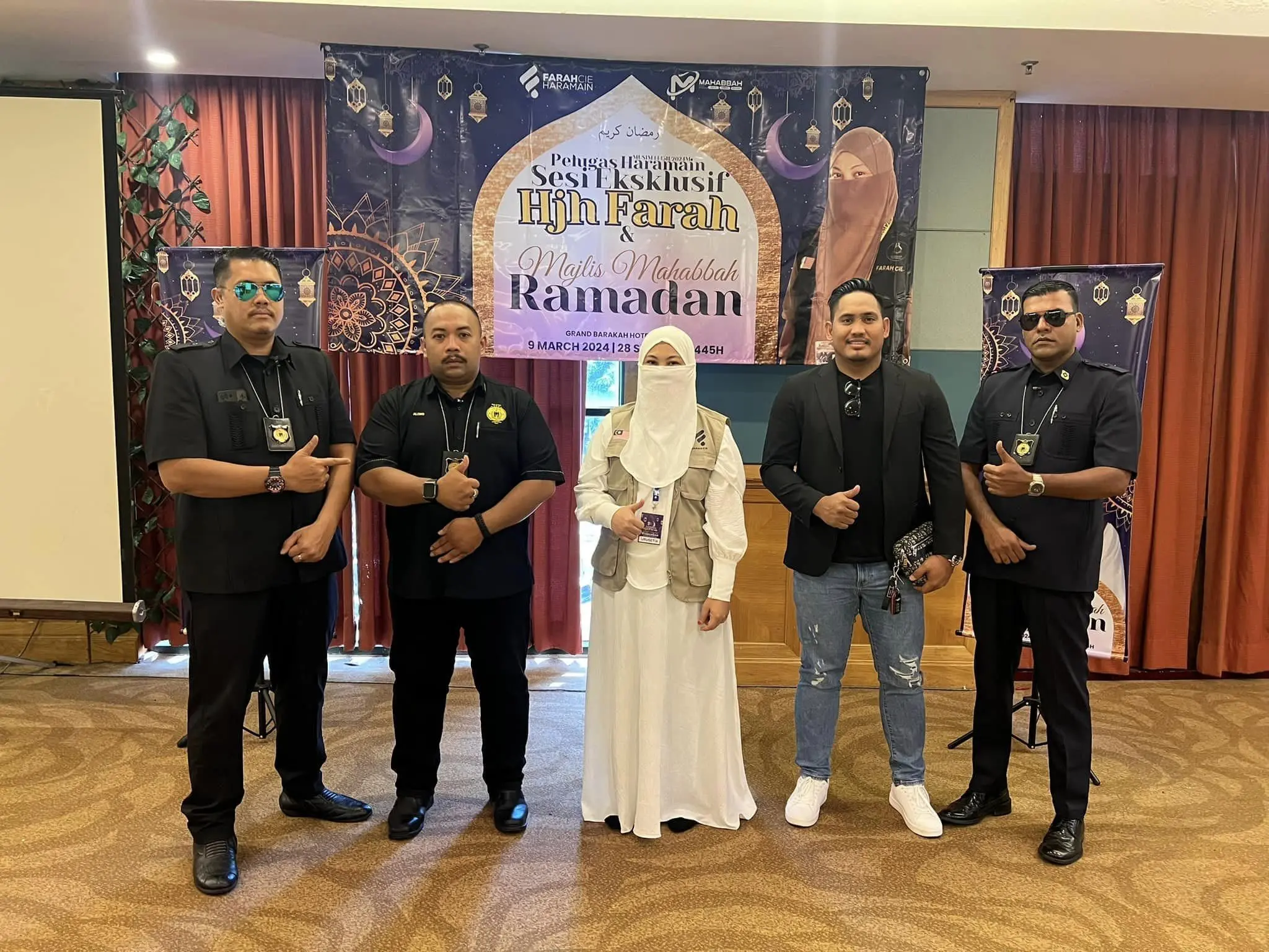 Mohd Nur Hadith with Farah Cie