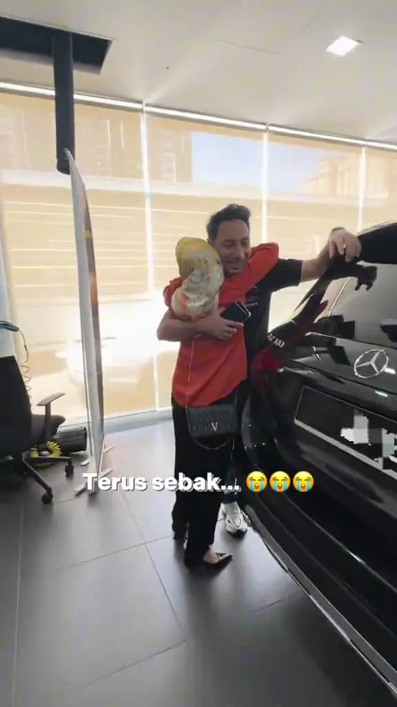 mother hugging her son