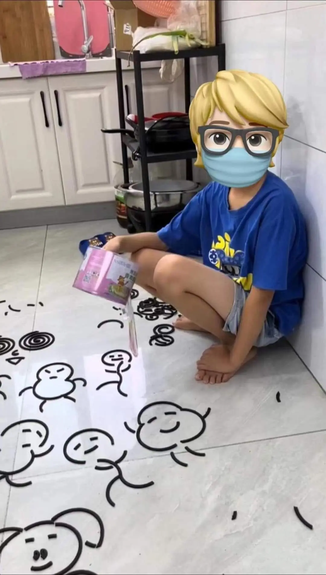 M'sian Boy Uses Mosquito Coils To Create Cute Arts, Wins Praises Online 1