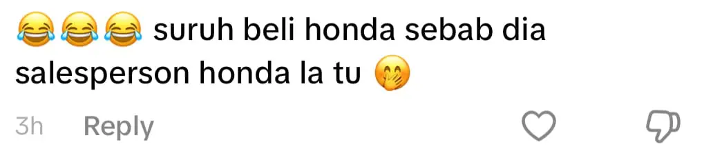 M’sian Claims It’s Unfair For Men With RM4K Salary To Not Buy Honda Cars For Their Families comment