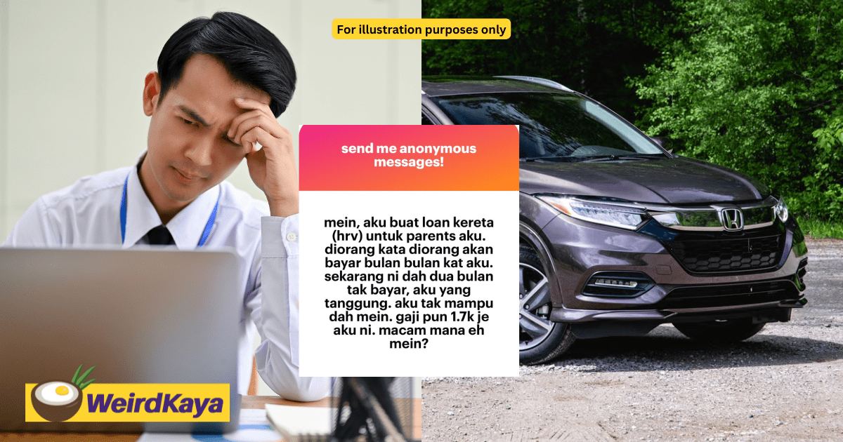 M'sian Earning RM1,700 Buys Honda HRV For Parents, Now Unable To Repay Loan For Past 2 Months