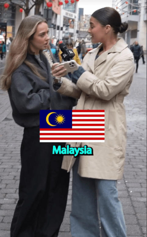 UK woman guesses M'sian flag correctly