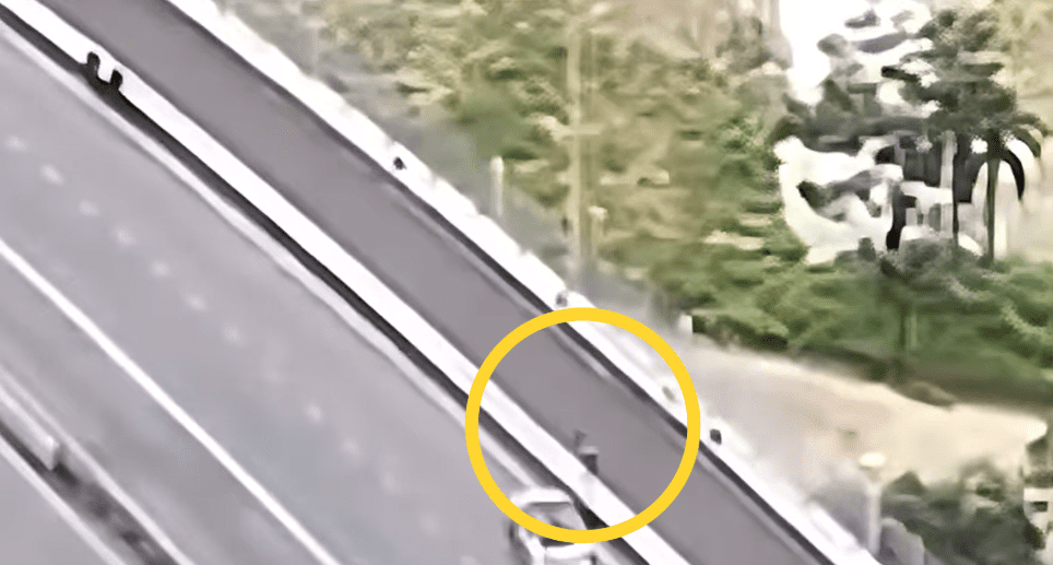 M'sian flung over the barrier at the Causeway