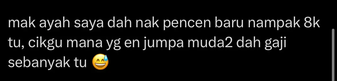 M'sian Man Claims Teachers Earn RM8,000 By 35, But Many Disagree comment