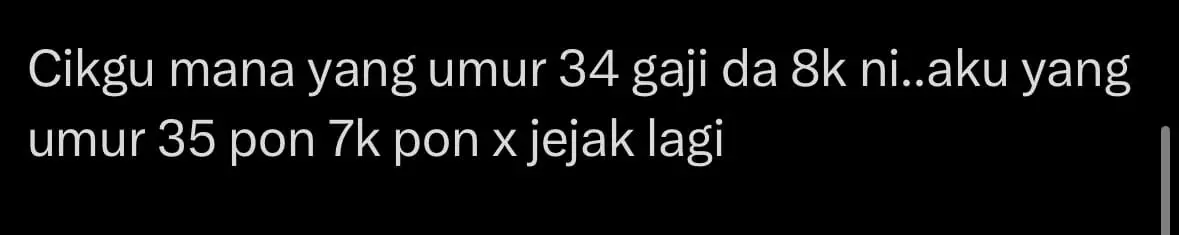 M'sian Man Claims Teachers Earn RM8,000 By 35, But Many Disagree comment