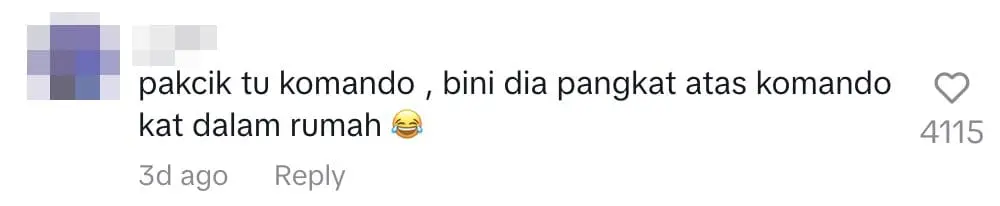 Msian man polygamy wife commander at home