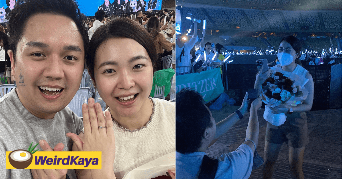 M’sian Man Proposes To GF Of 11 Years At Mayday Concert At Bukit Jalil Stadium
