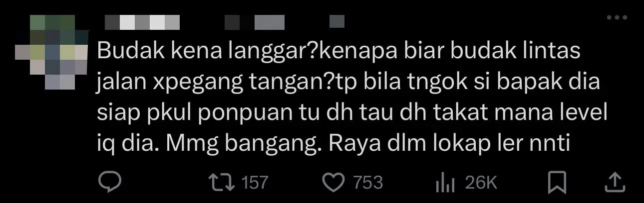 M'sian Man Punches Female Driver After She Hits His Children While Crossing The Road comment 2