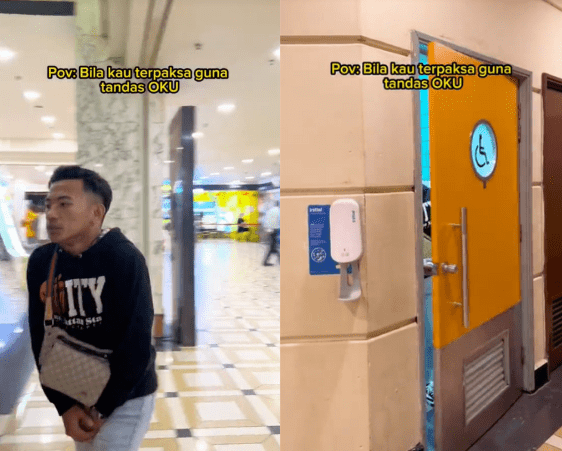 M'sian TikToker rushes into OKU toilet