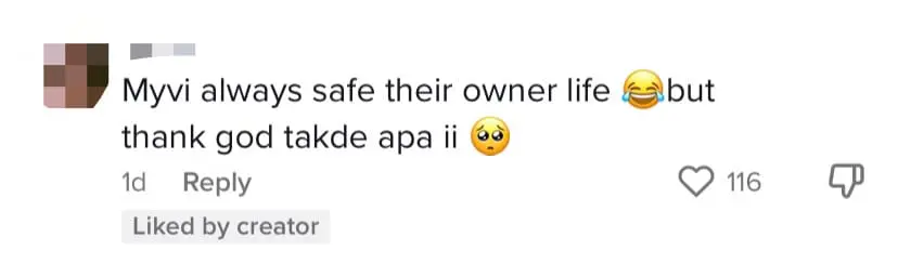 M'sian Myvi Driver Selfie With His Car After Crawling Out From It In An Accident comment 03