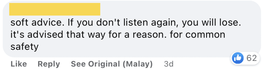 M'sian Police Officer Tells Motorists Not To Race Late At Night & We Can Totally Understand comment 03