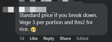 M’sian Woman Charged RM5 For Just White Rice & Vegetables, Asks Whether This Is Normal (2)