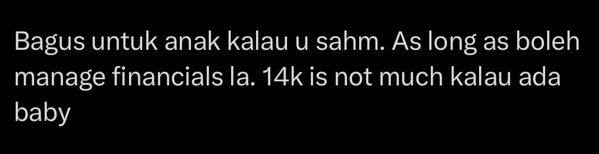 M’sian Woman Earning RM9K Considers Quitting Job To Spend More Time With Husband & Newborn