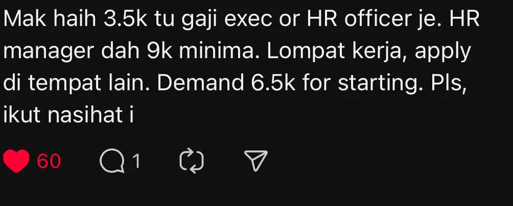 M'sian Woman Earns Only RM3.5K As HR Manager After 10 Years At Construction Firm comment