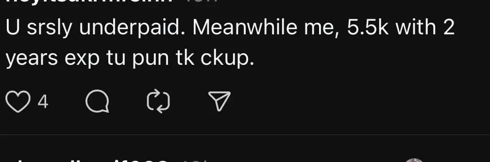 M'sian Woman Earns Only RM3.5K As HR Manager After 10 Years At Construction Firm comment